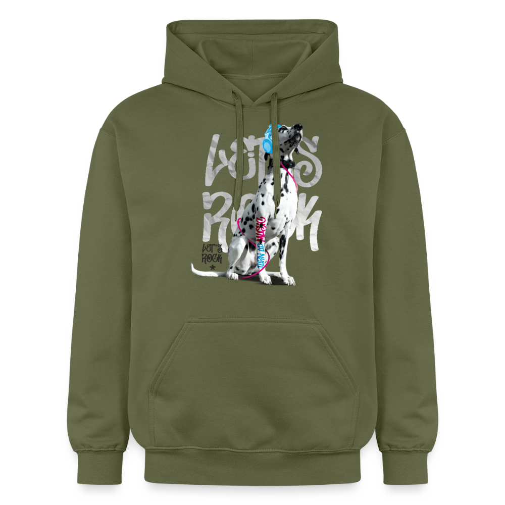 Boa's Hoodie Let's Rock - Militärgrün