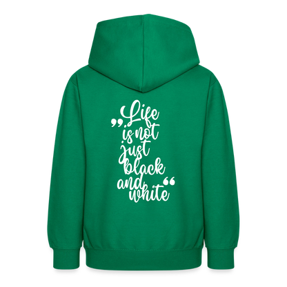 LiNBW. Crew Hoodie Life is not just black and white Edition White - LiNBW.