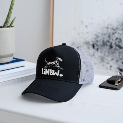 LiNBW. Trucker Cap White Edition - Schwarz/Steingrau
