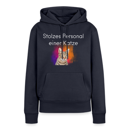 Pedro's Hoodie Stolzes Personal einer Katze White Edition - Navy