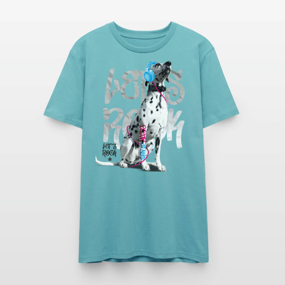 Boa's Unisex T-Shirt Premium Let's Rock - Pastelltürkis