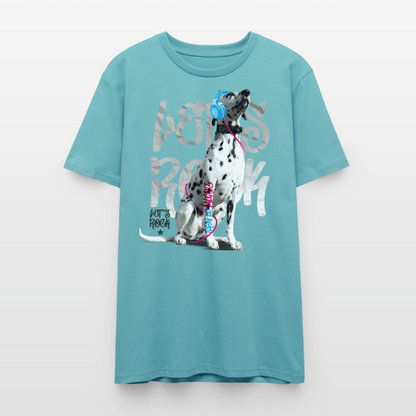 Boa's Unisex T-Shirt Premium Let's Rock - Pastelltürkis