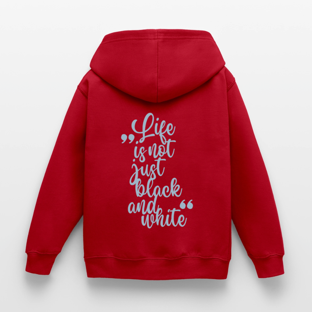 LiNBW. Crew Hoodie Life is not just black and white Edition Blue - LiNBW.
