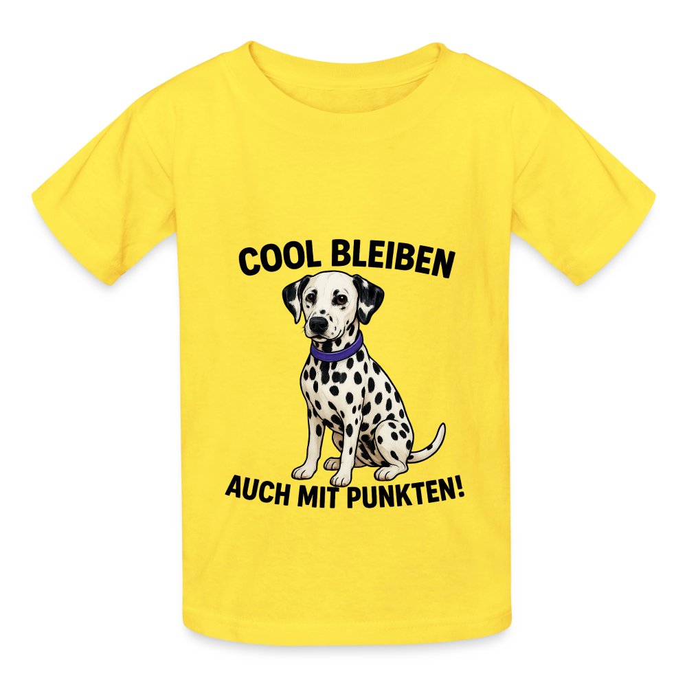 Davina's T-Shirt Cool bleiben auch mit Punkten - Gelb