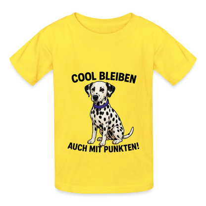 Davina's T-Shirt Cool bleiben auch mit Punkten - Gelb