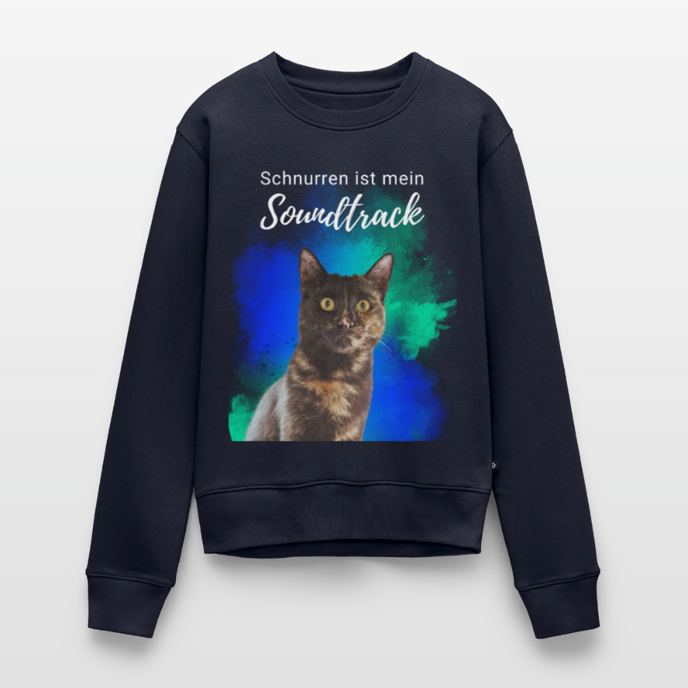Nala's Pullover Schnurren ist mein Soundtrack White Edition - Navy