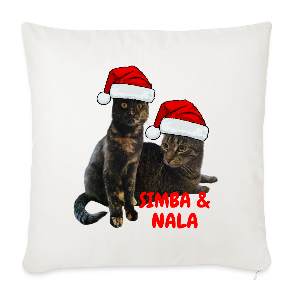 Simba´s und Nala´s Kissen Weihnachtsedition - Naturweiß 
