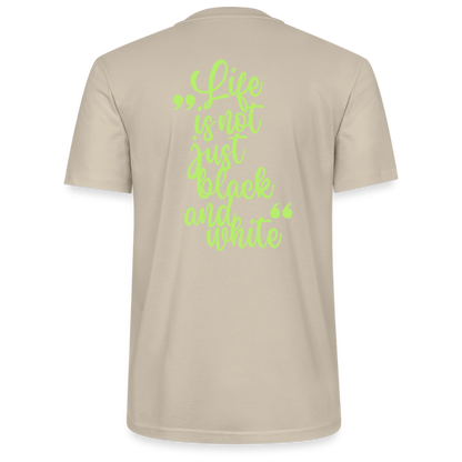 LiNBW. Unisex T-Shirt Premium Crew Green Edition Life is not just black and white - LiNBW.