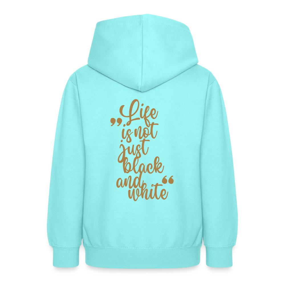 LiNBW. Crew Hoodie Life is not just black and white Edition Brown - LiNBW.