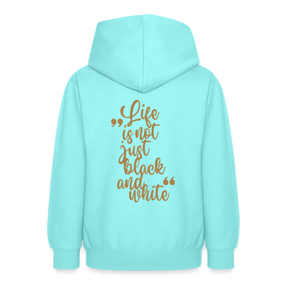 LiNBW. Crew Hoodie Life is not just black and white Edition Brown - LiNBW.