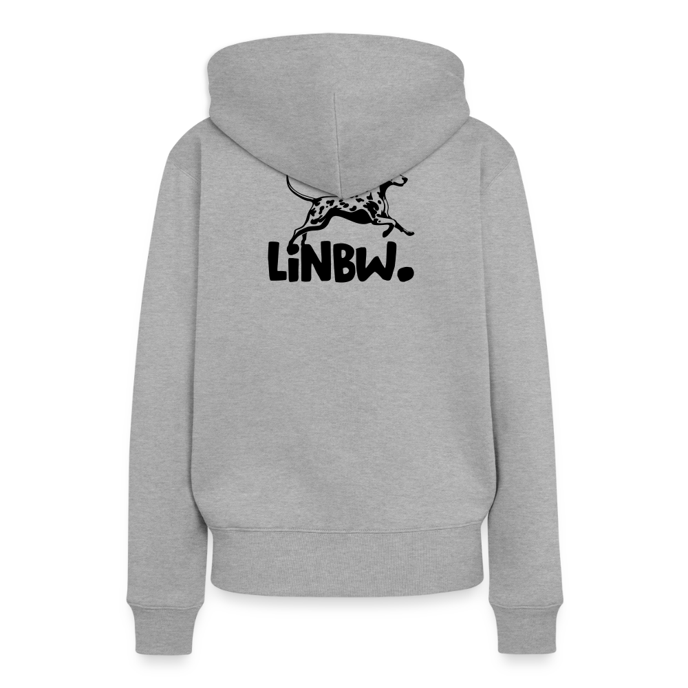 Boa's Hoodie Splash Life is not just black and white Edition Black - Grau meliert