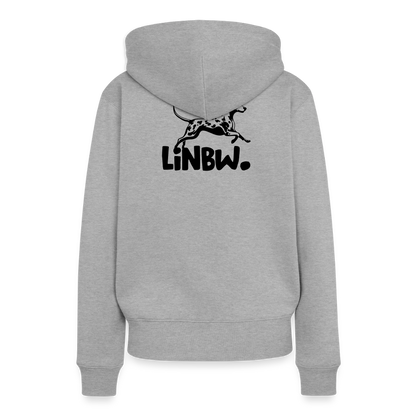 Boa's Hoodie Splash Life is not just black and white Edition Black - Grau meliert