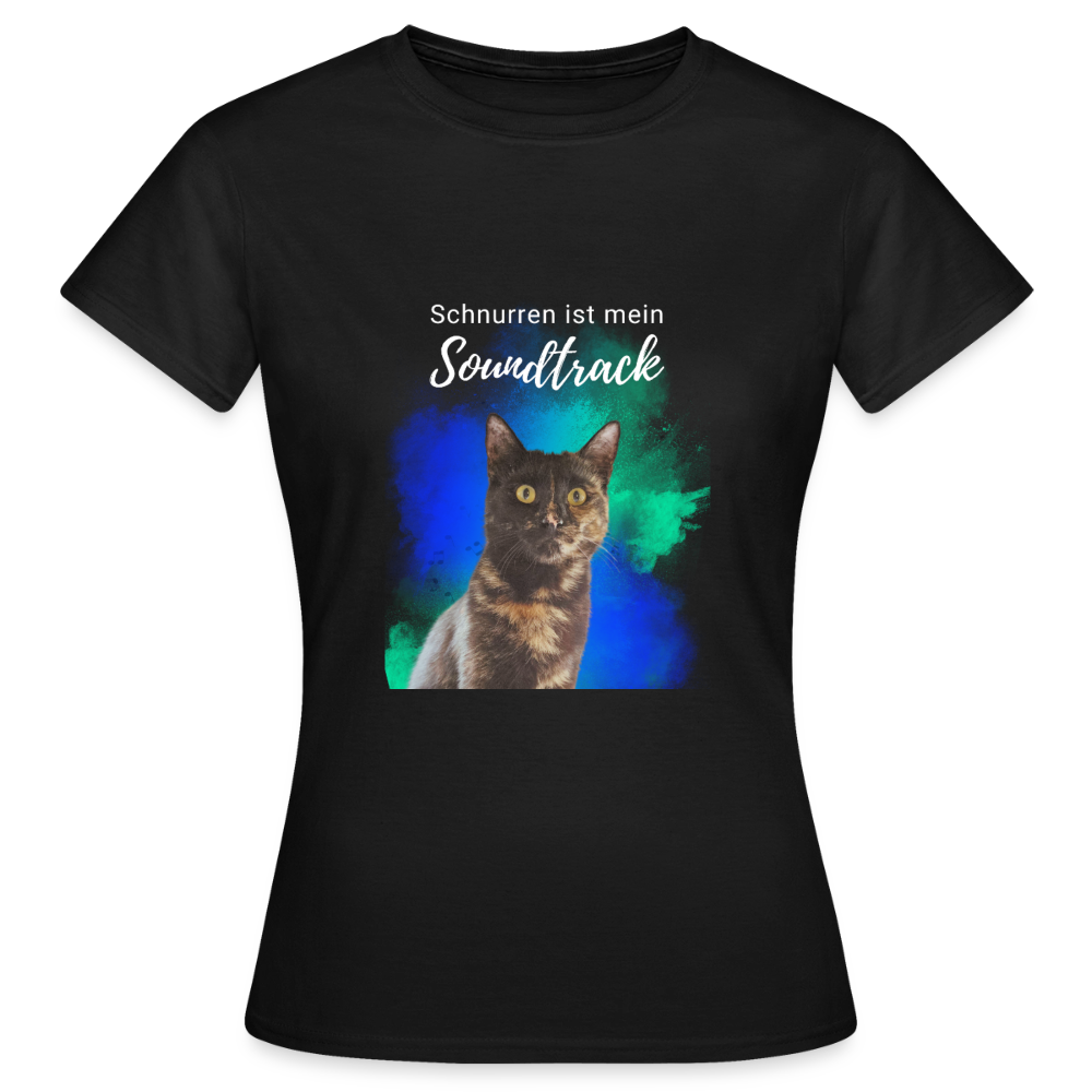 Nala's T-Shirt Schnurren ist mein Soundtrack White Edition - Schwarz