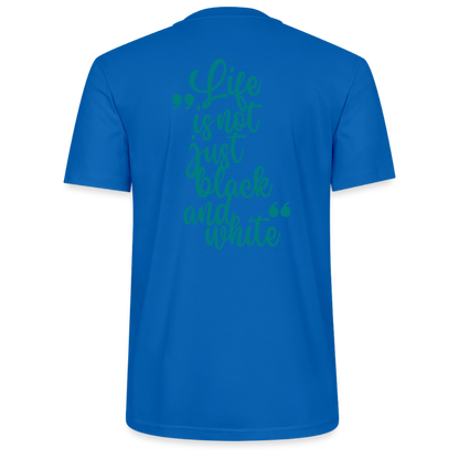 LiNBW. Unisex T-Shirt Premium Crew Blue Edition Life is not just black and white - LiNBW.