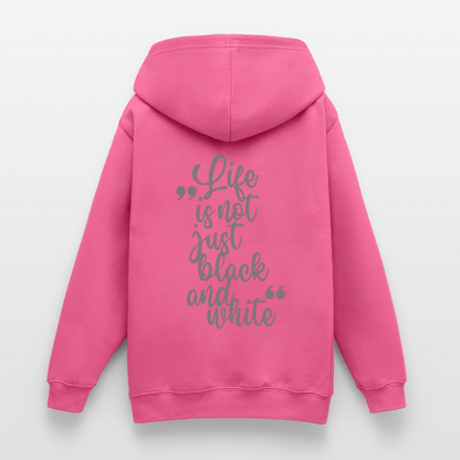 LiNBW. Crew Hoodie Life is not just black and white Edition Grey - LiNBW.
