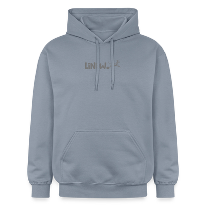 LiNBW. Crew Hoodie Grey Edition Life is not just black and white - Blau