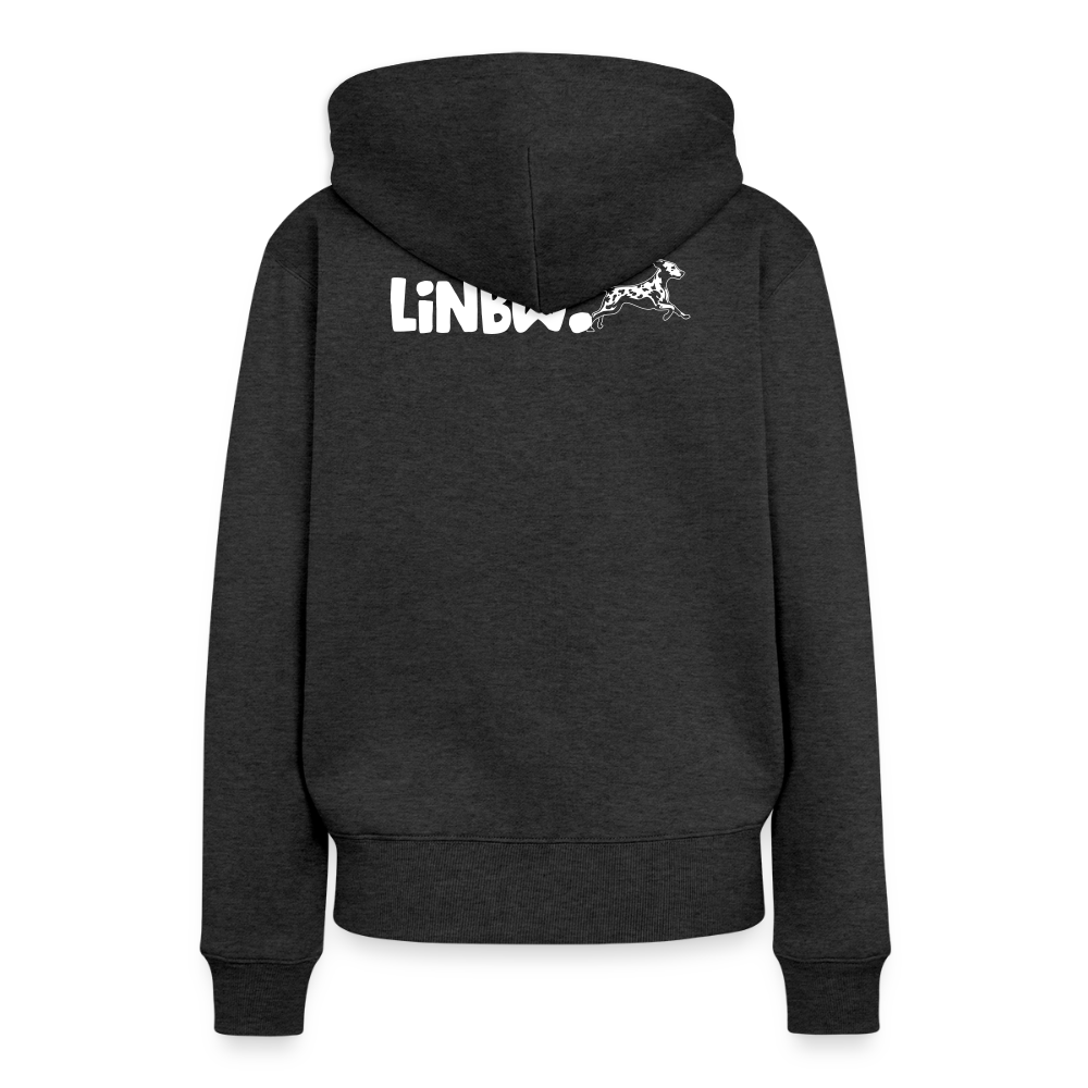 Life is not just black and white Hoodie White Edition - Anthrazit meliert