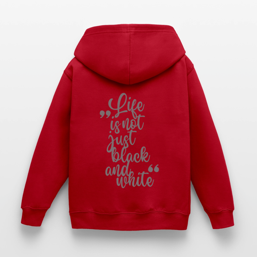 LiNBW. Crew Hoodie Life is not just black and white Edition Grey - LiNBW.