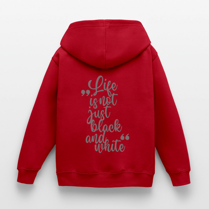 LiNBW. Crew Hoodie Life is not just black and white Edition Grey - LiNBW.