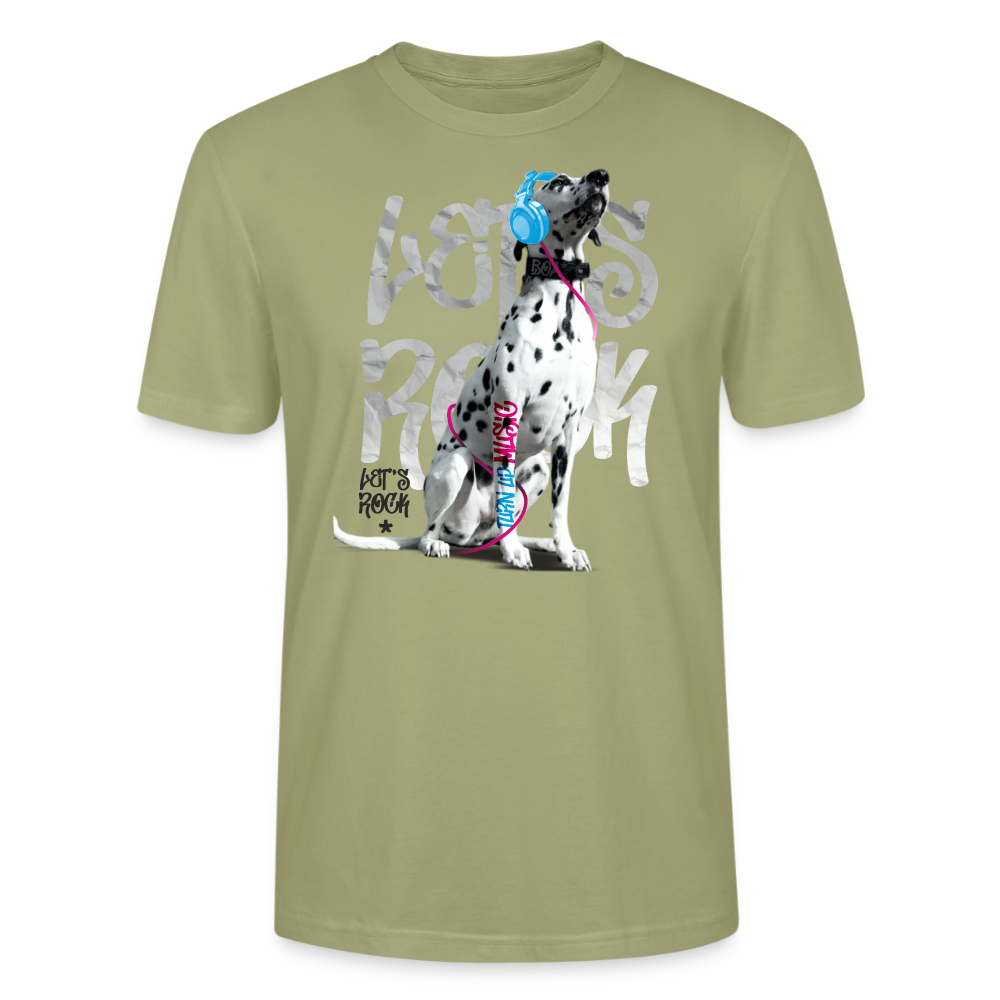 Boa's Unisex T-Shirt Premium Let's Rock - Nebelgrün