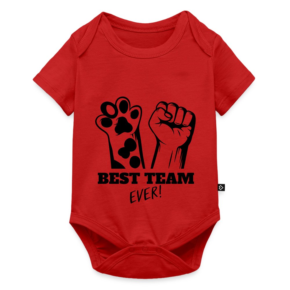Best Team Ever Kurzarm-Body Black Edition - LiNBW.