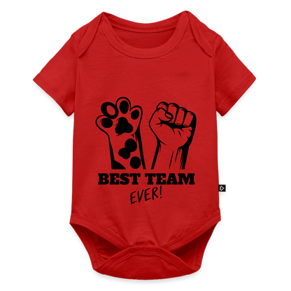 Best Team Ever Kurzarm-Body Black Edition - LiNBW.