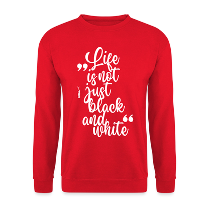 Life is not just black and white Classic Pullover White Edition - LiNBW.