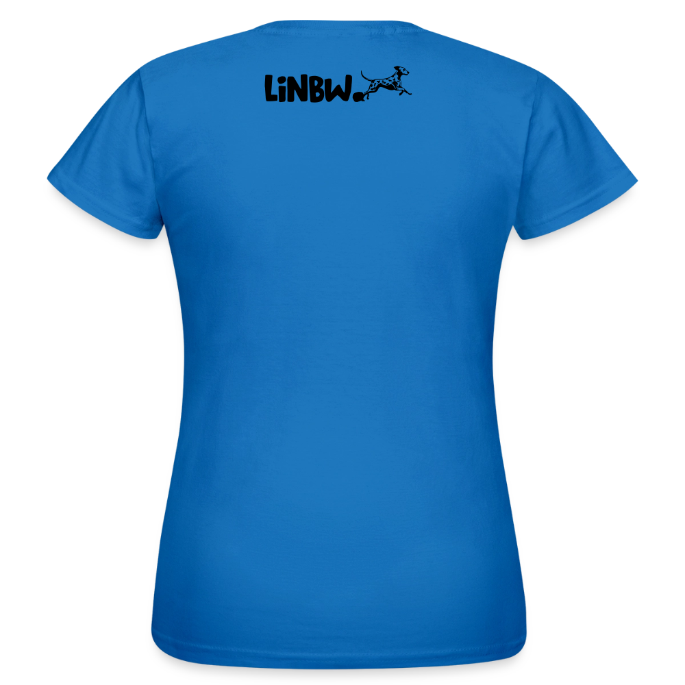 Boa's T-Shirt Splash Black Edition Life is not just black and white - Royalblau