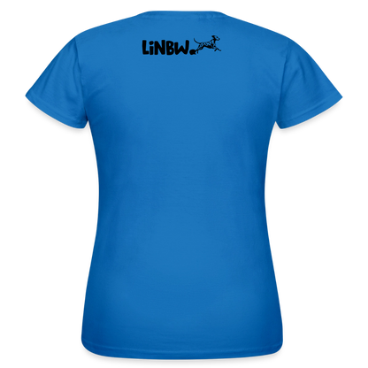 Boa's T-Shirt Splash Black Edition Life is not just black and white - Royalblau