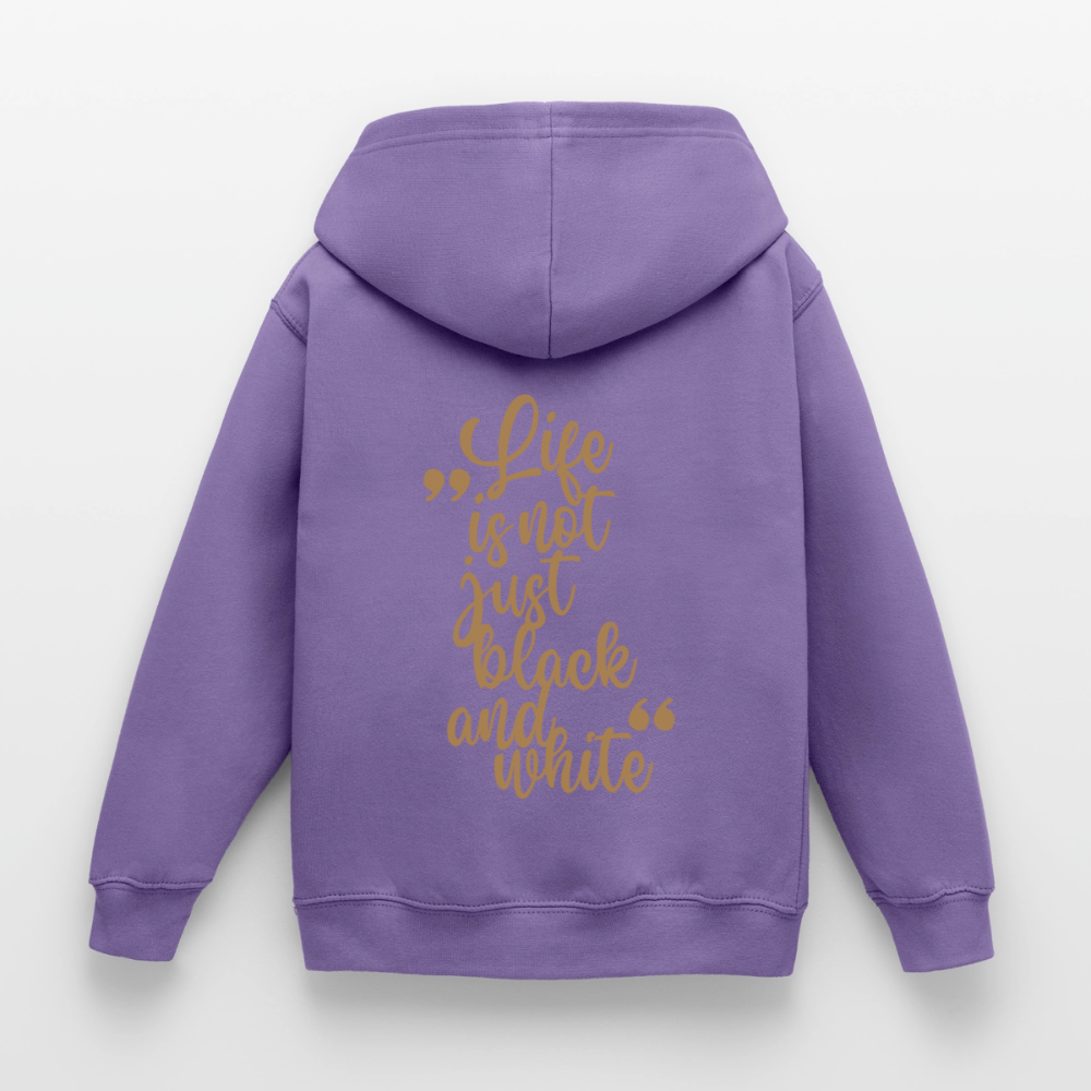 LiNBW. Crew Hoodie Life is not just black and white Edition Brown - LiNBW.