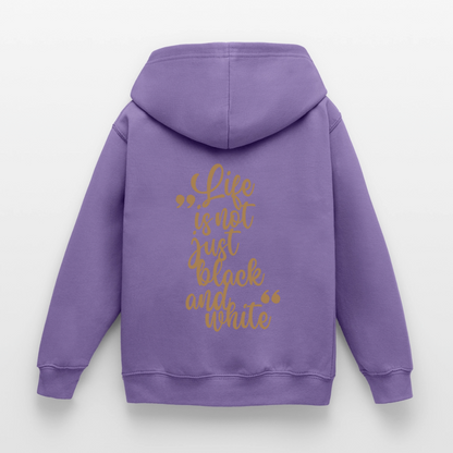 LiNBW. Crew Hoodie Life is not just black and white Edition Brown - LiNBW.