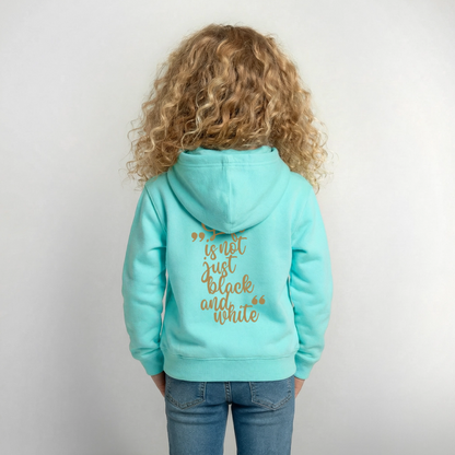 LiNBW. Crew Hoodie Life is not just black and white Edition Brown - LiNBW.