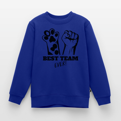 Best Team Ever Pullover Black Edition - Royalblau