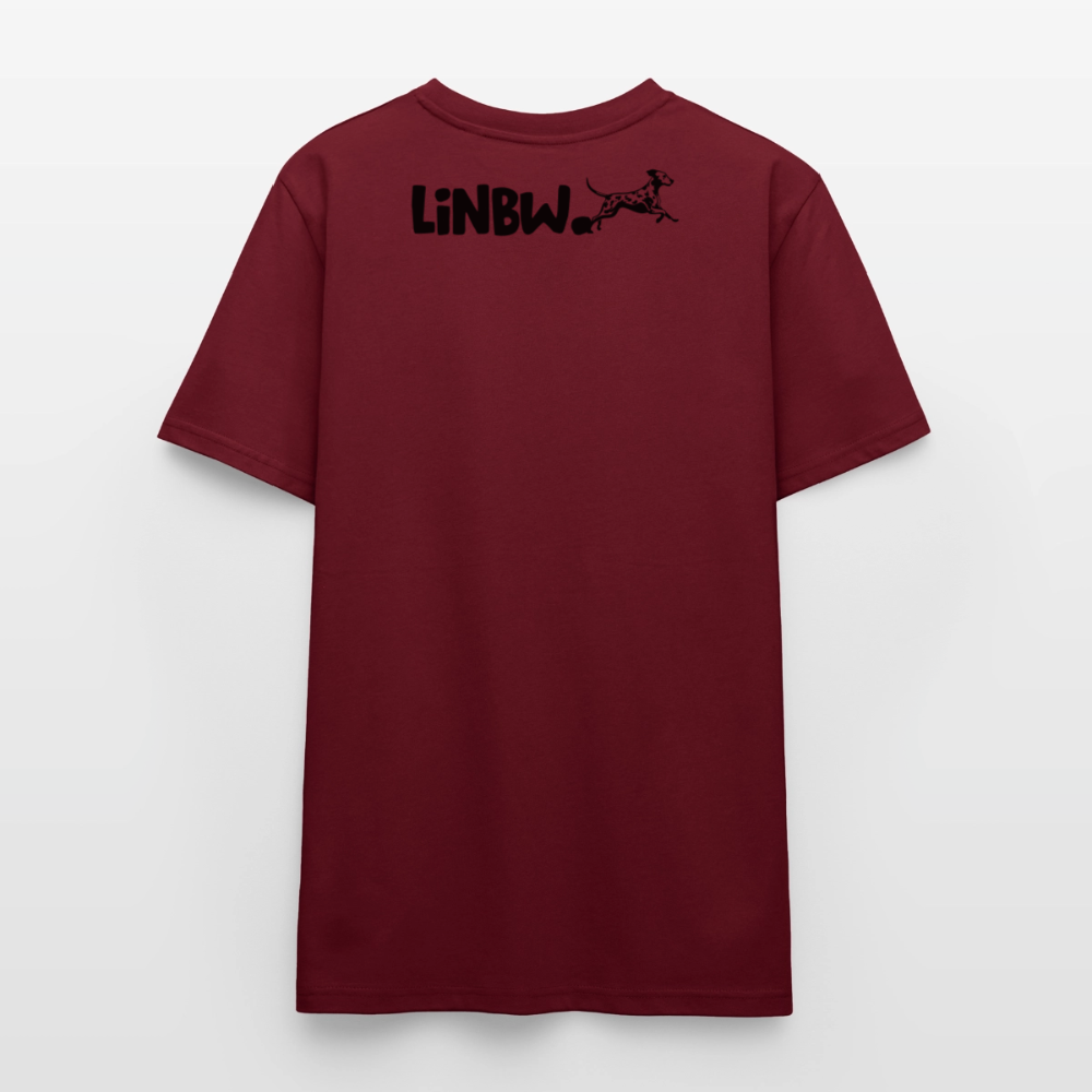 Life is not just black and white Unisex T-Shirt Premium Black Edition - Burgunderrot