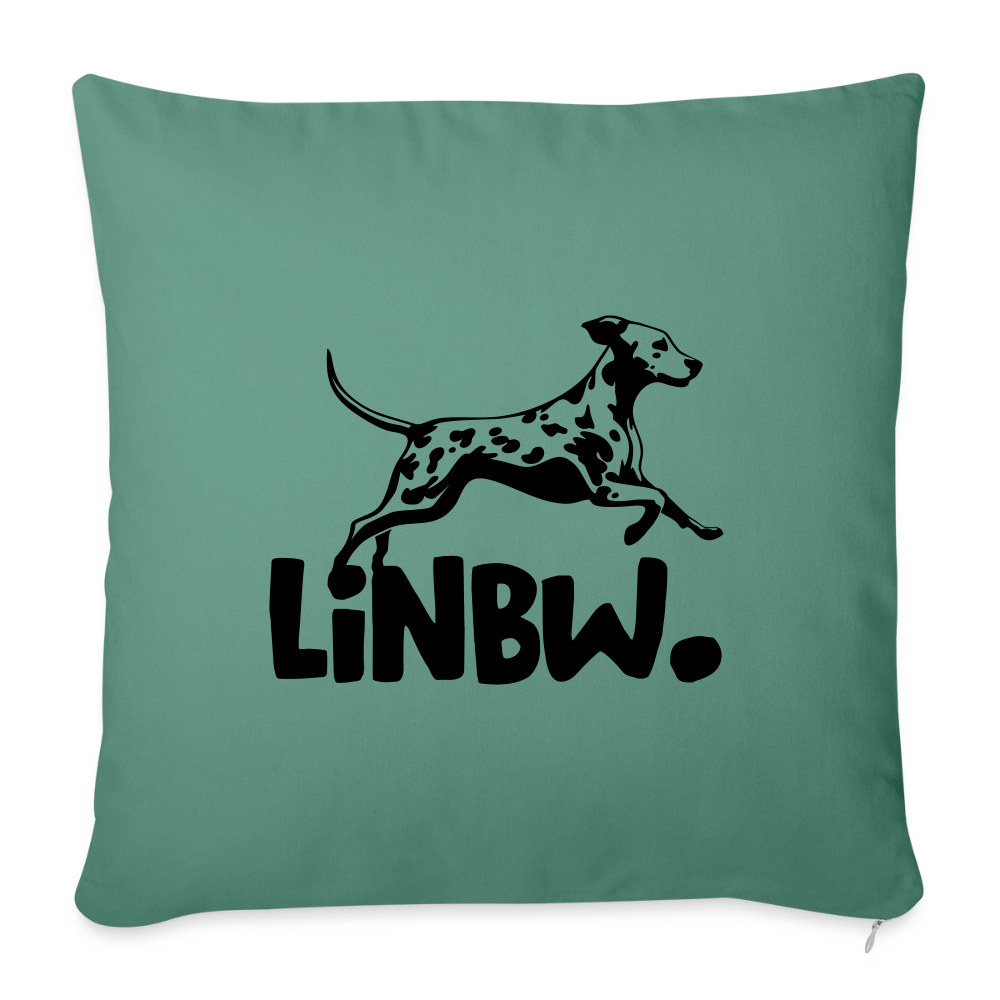 LiNBW. Kissen Black Edition - Tanngrün