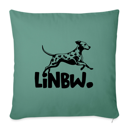 LiNBW. Kissen Black Edition - Tanngrün