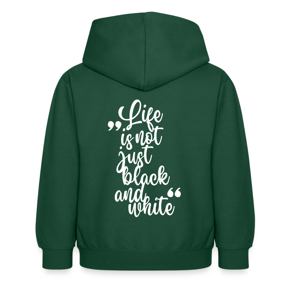 LiNBW. Crew Hoodie Life is not just black and white Edition White - LiNBW.