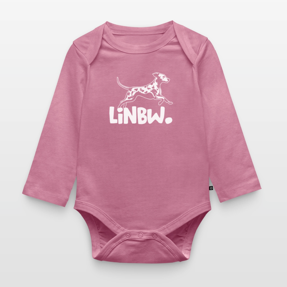 LiNBW. Langarm-Body White Edition - Mauve