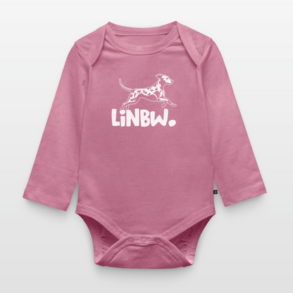 LiNBW. Langarm-Body White Edition - Mauve