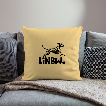 LiNBW. Kissen Black Edition - Hellgelb