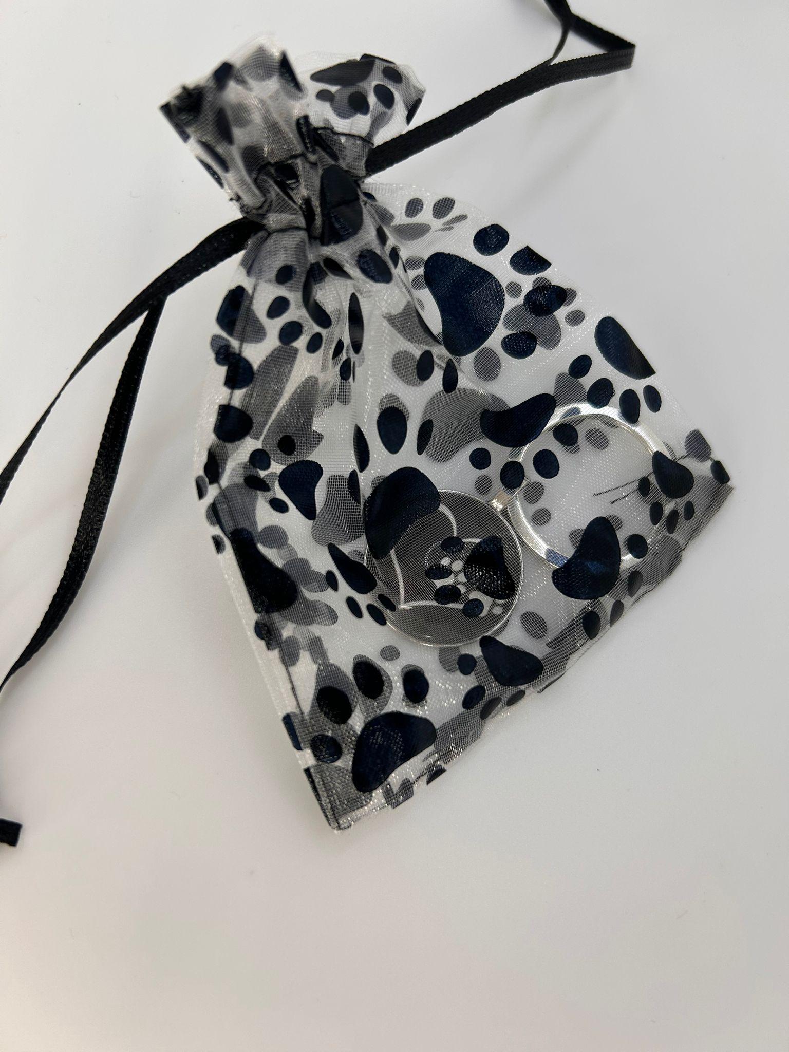 LiNBW. Schlüsselanhänger Herz mit Pfotenabdruck - ideal als Geschenk - LiNBW.