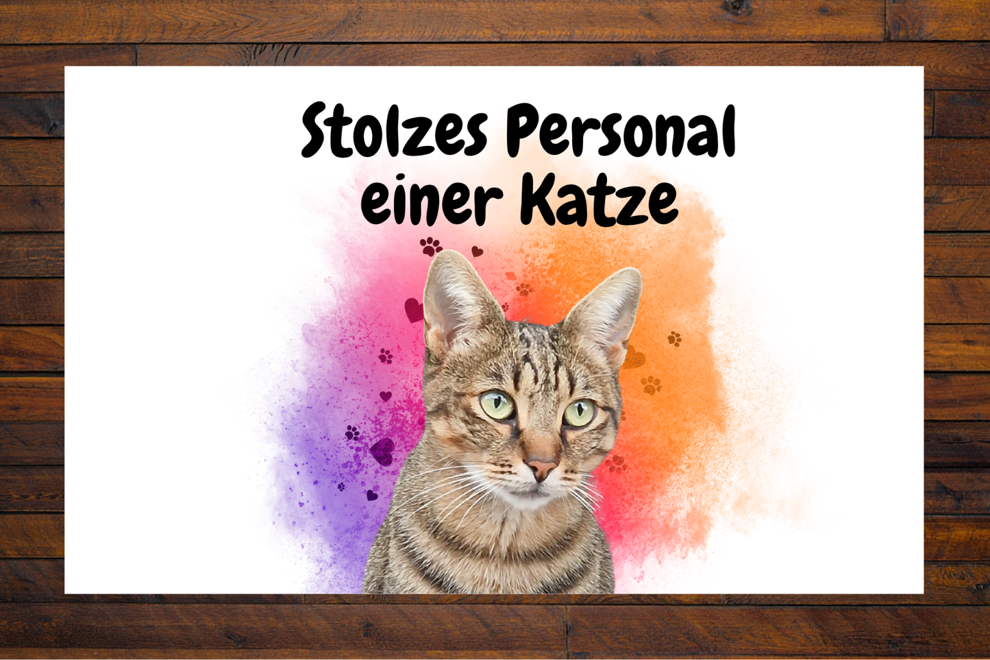 Pedro's Fußmatte Stolzes Personal einer Katze - LiNBW.