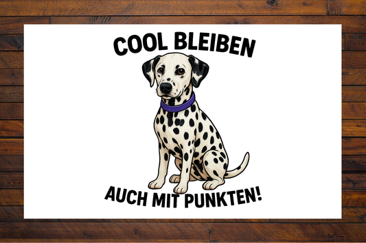 Davina's Fußmatte Cool bleiben auch mit Punkten - LiNBW.